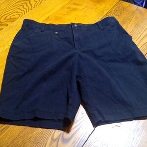 LEE Mens Shorts 12 BLACK COMFORT STRETCH WAISTBAND Preowned Used Summer Casual